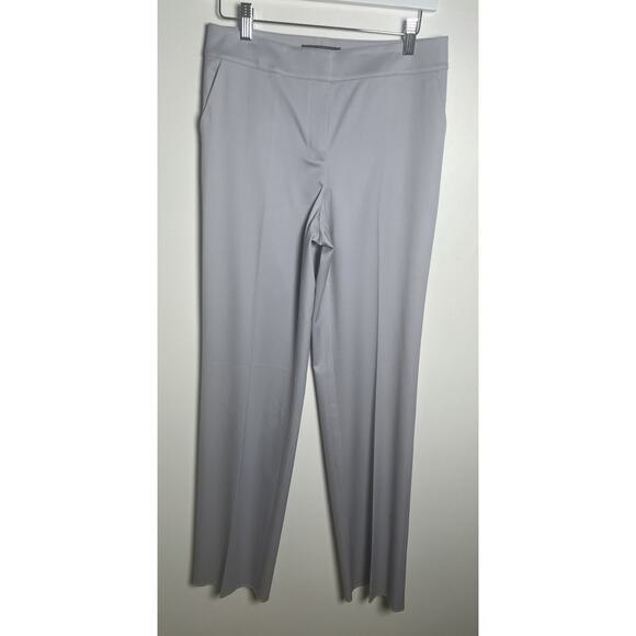 ST John Womens Size 4 Pale Gray Wool Stretch Trouser Un-Hemmed NWOT **READ** - Picture 1 of 9